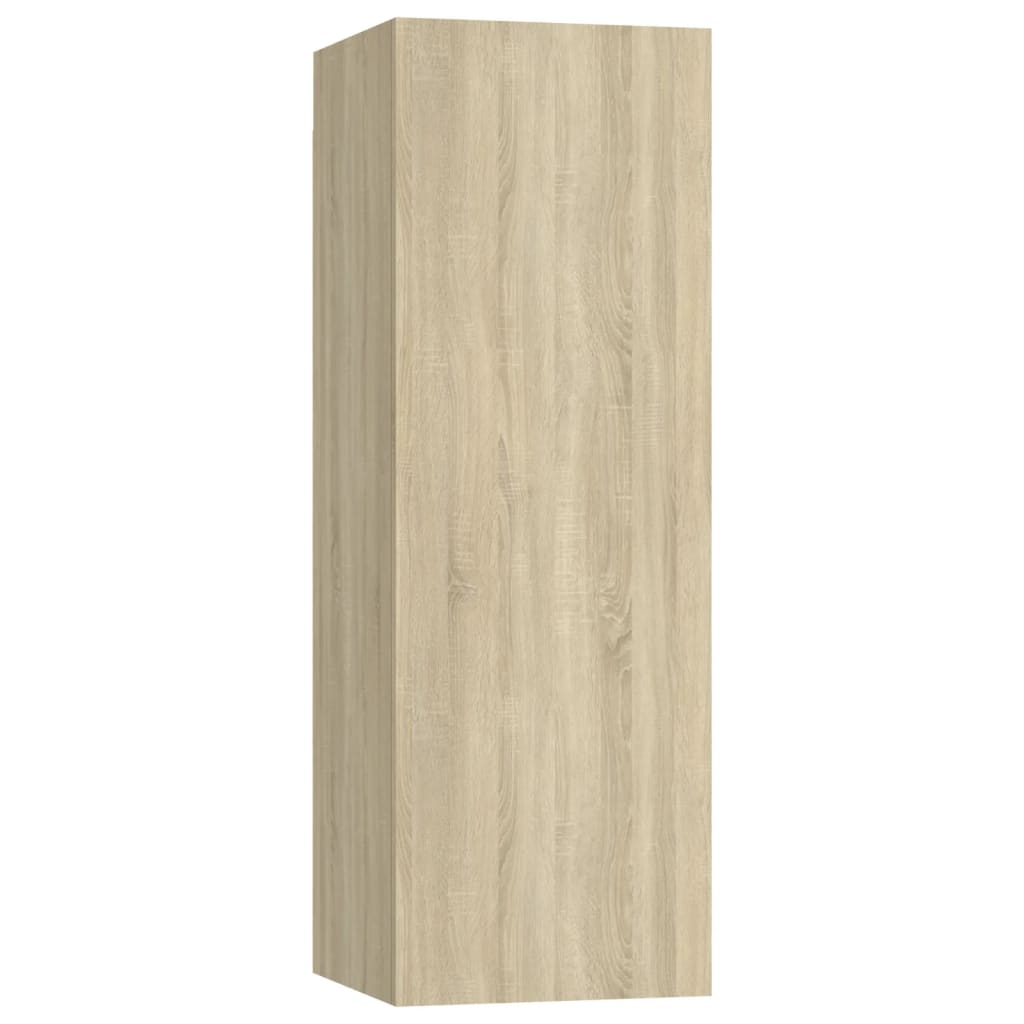 3-tlg. TV-Schrank-Set Weiß Holzwerkstoff