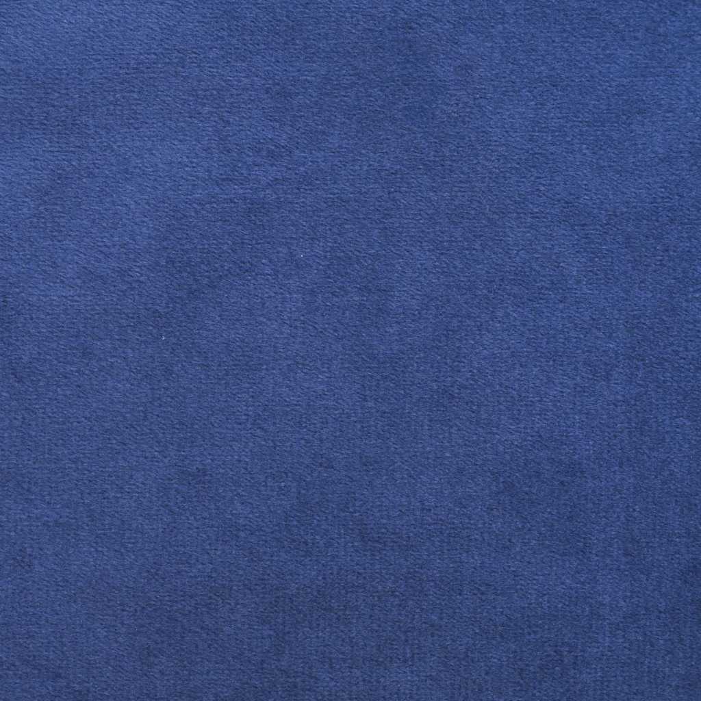 Sitzkissen 2 pcs Blau Ø30 x 13 cm Samt