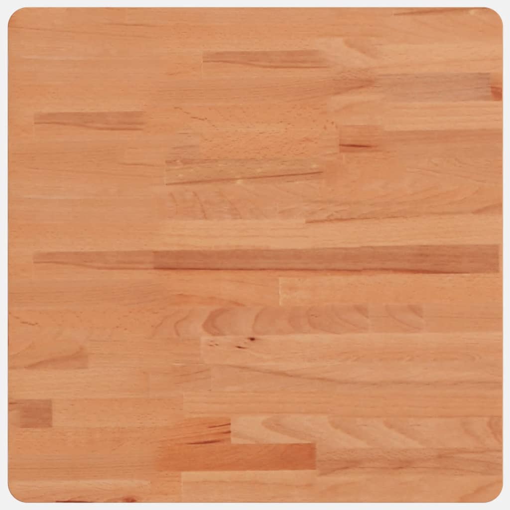 Tischplatte Ø30x1,5 cm Rund Massivholz Buche