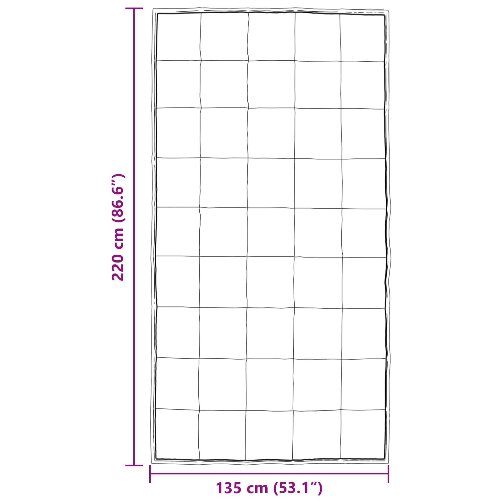 Winterbettdecke Gold 135 x 200 cm Satin und Mikrofaser