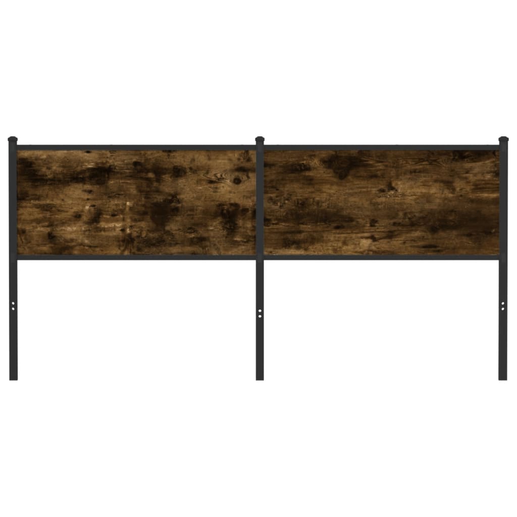 Ersatz-Kopfteil Räuchereiche 75 cm Holzwerkstoff und Stahl