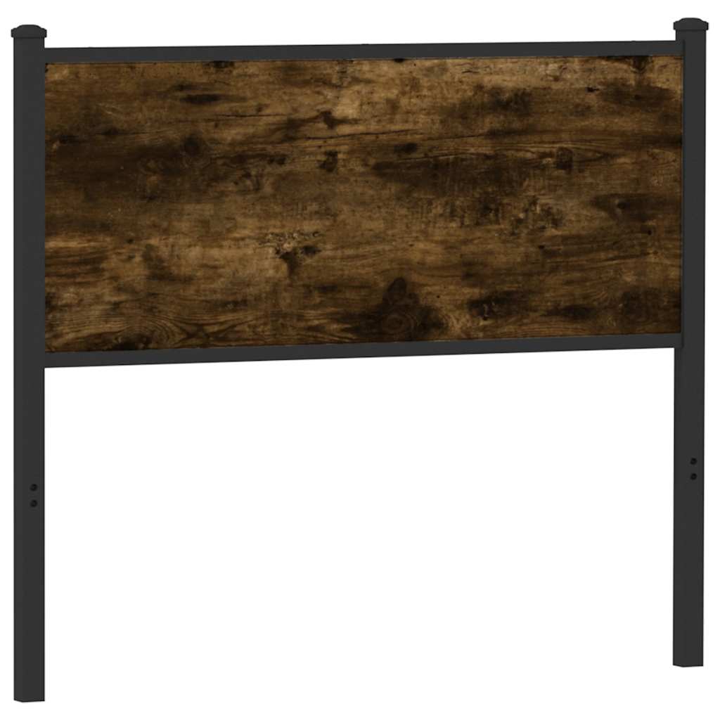 Ersatz-Kopfteil Räuchereiche 75 cm Holzwerkstoff und Stahl