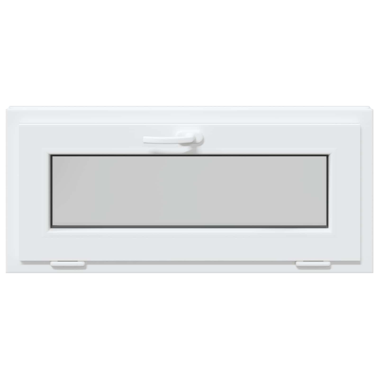 Kellerfenster RISOR 60 x 40 cm PVC und Glas Weiß