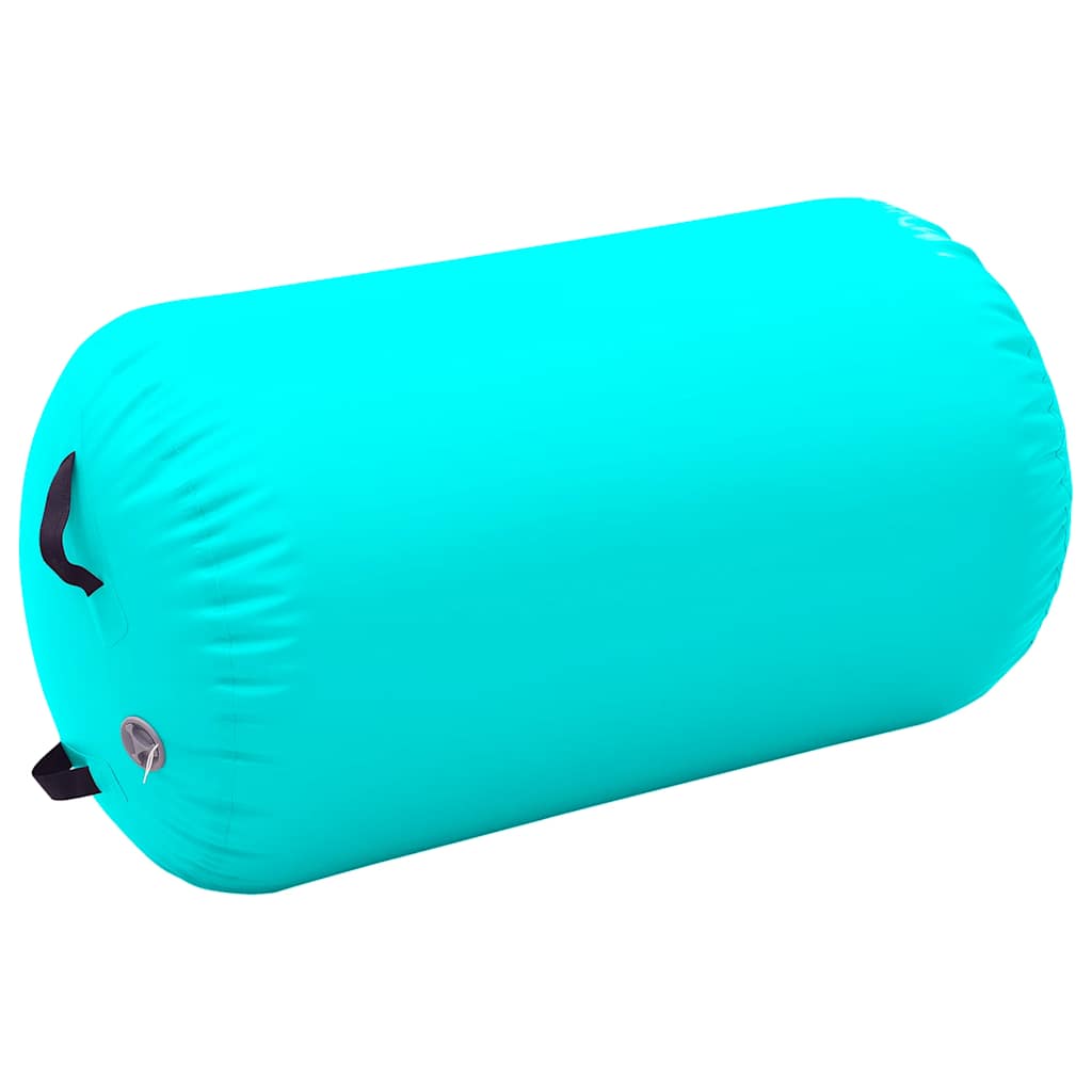 Aufblasbare Gymnastik-Rolle mit Pumpe 100x60 cm PVC Rosa