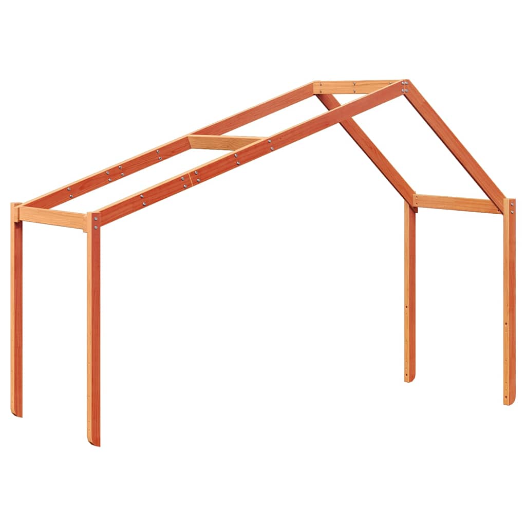 Dach für Kinderbett 213x95,5x144,5 cm Massivholz Kiefer
