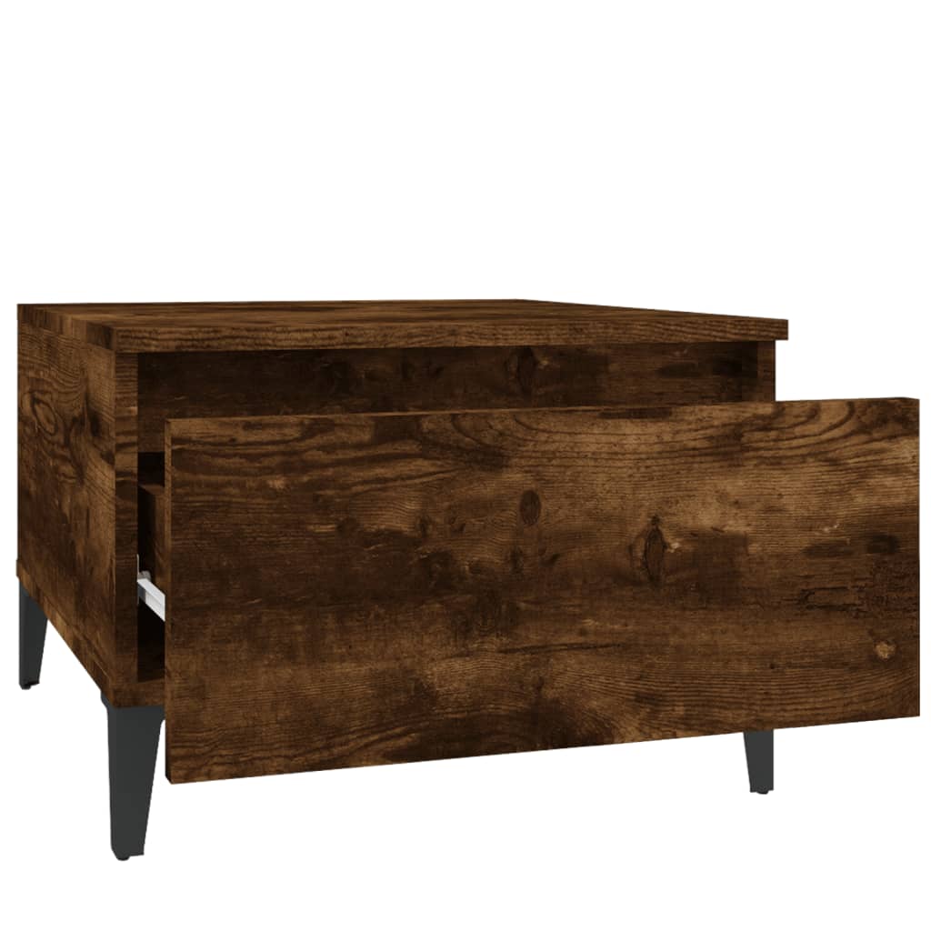 Beistelltisch Weiß 50x46x35 cm Holzwerkstoff