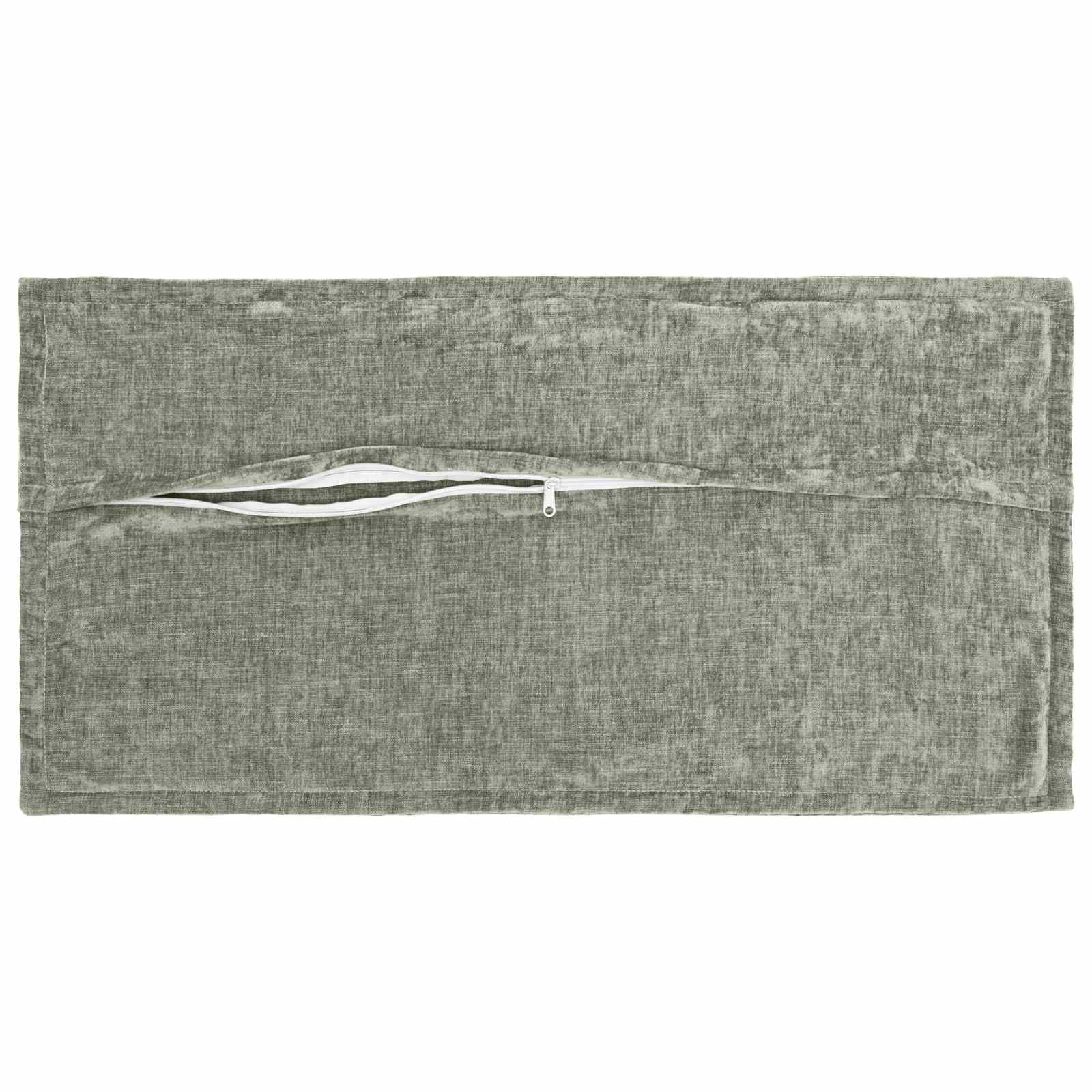 Kissenbezug 2 Stk. HOUTEN Dunkelgrau 30 x 30 cm Chenille-Stoff