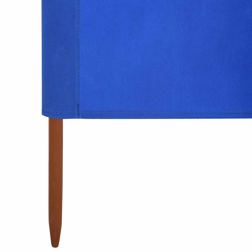 3-teiliges Windschutzgewebe 400 x 120 cm Weiß