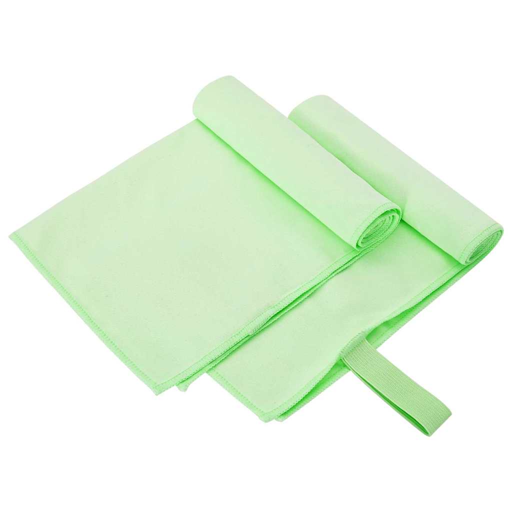 Sporthandtücher 2 pcs Schwarz 50 x 30 cm Polyester und Polyamid