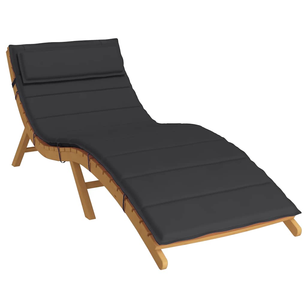 Sonnenliegen-Auflage Grau 180x60x4 cm Oxford-Gewebe