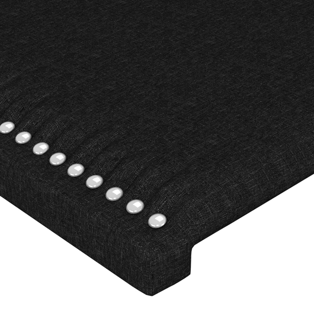 Kopfteil Dunkelgrau 80 x 5 x 118/128 cm Stoff