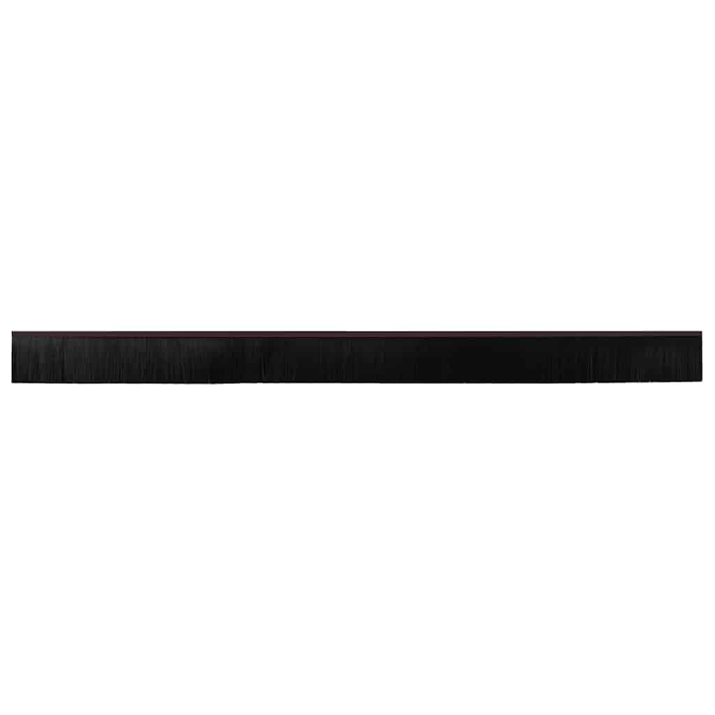 Aufsteck Türbürstendichtungen 2 pcs Braun 100 cm