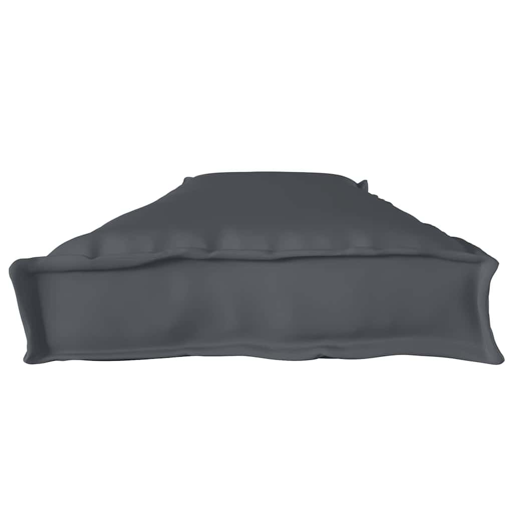 Palettenkissen Anthrazit 180 x 40 x 8 cm Oxford-Stoff
