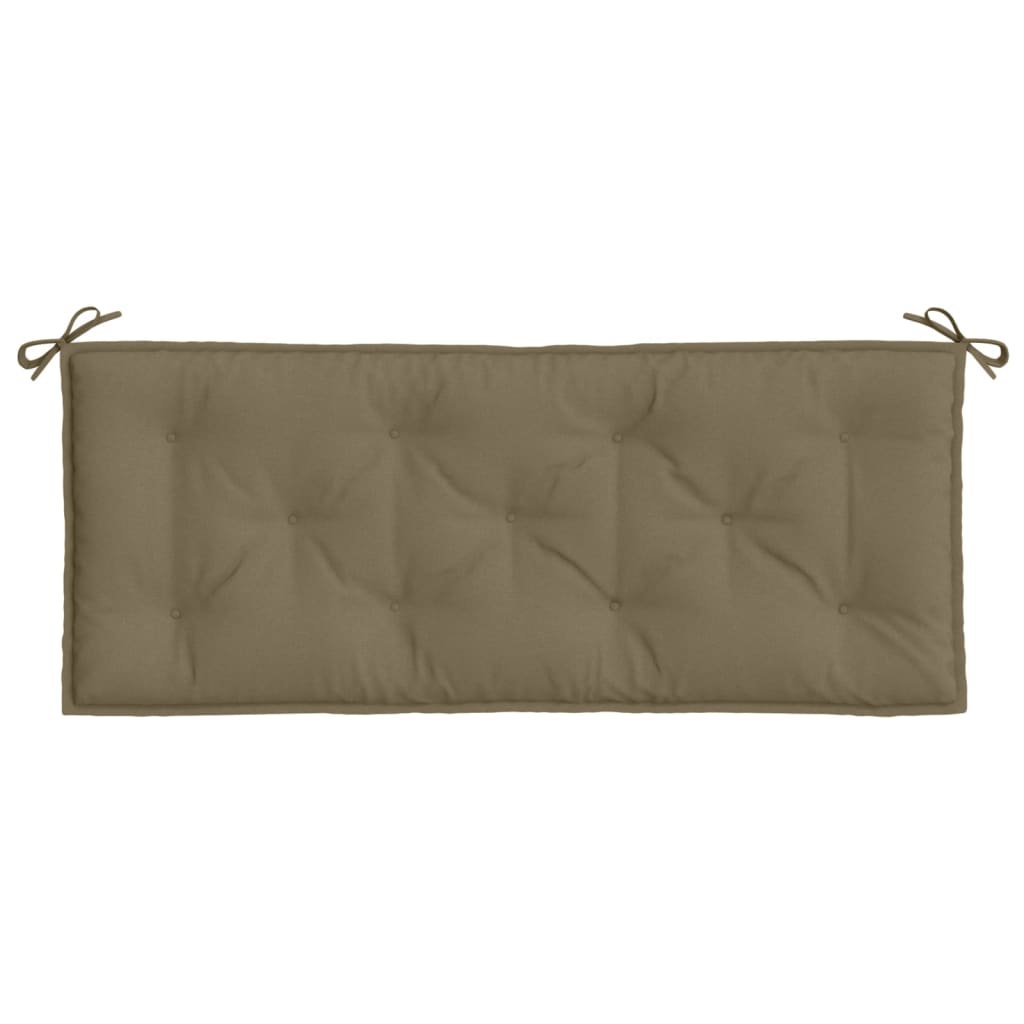 Gartenbank-Auflagen 2 Stk. Melange Anthrazit 100x50x7 cm Stoff