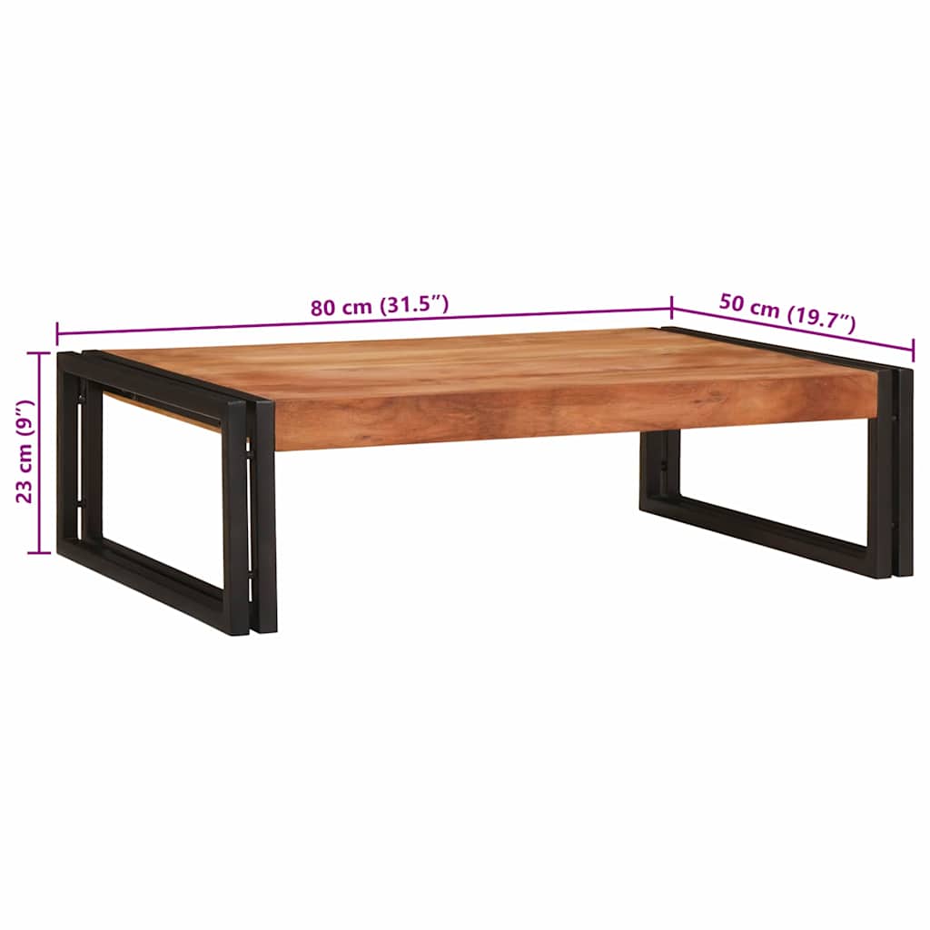 Badregal für Braun 40 x 50 x 23 cm Massives rohes Mangoholz