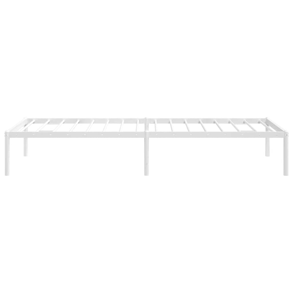 Bettgestell Metall Schwarz 75x190 cm