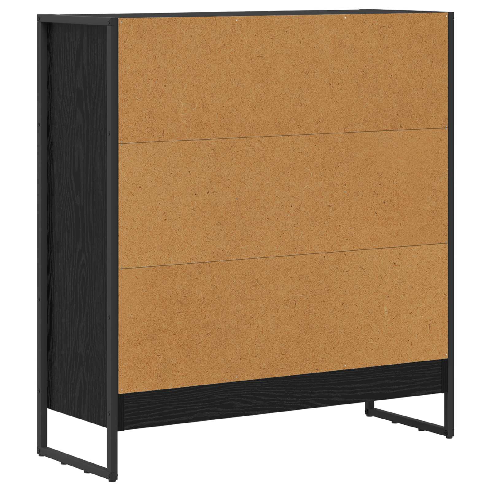 Bücherregal 2 pcs Schwarz Eichen-Optik 60 x 30 x 189,5 cm