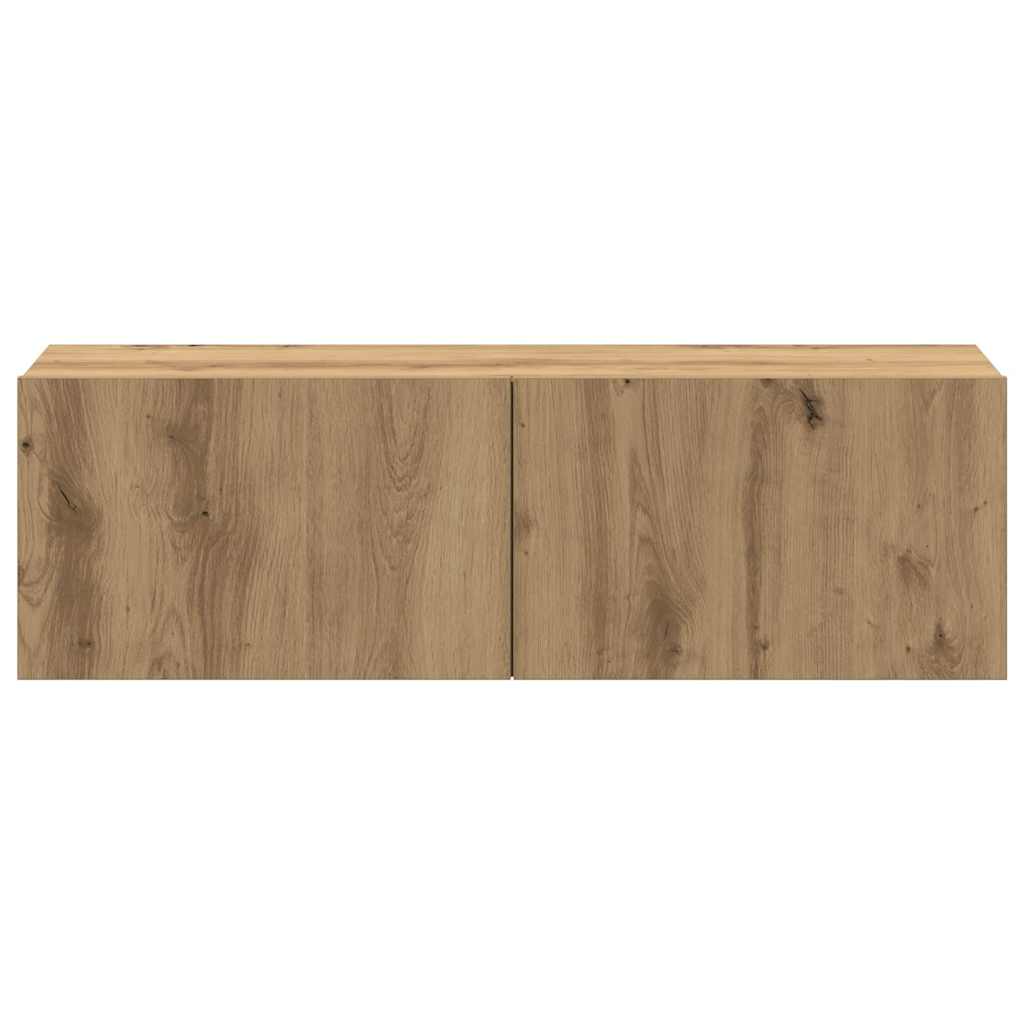 4-tlg. TV-Schrank-Set Weiß Holzwerkstoff