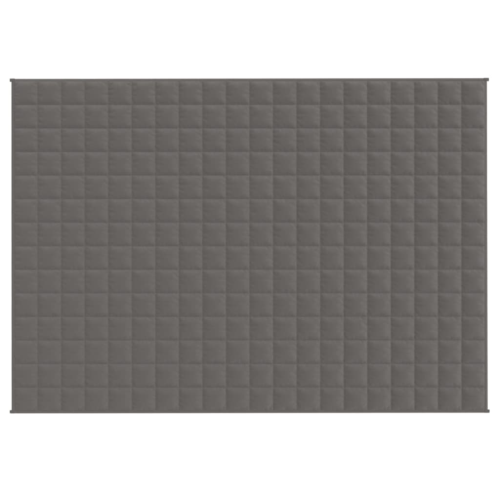 Gewichtsdecke Grau 122x183 cm 5 kg Stoff