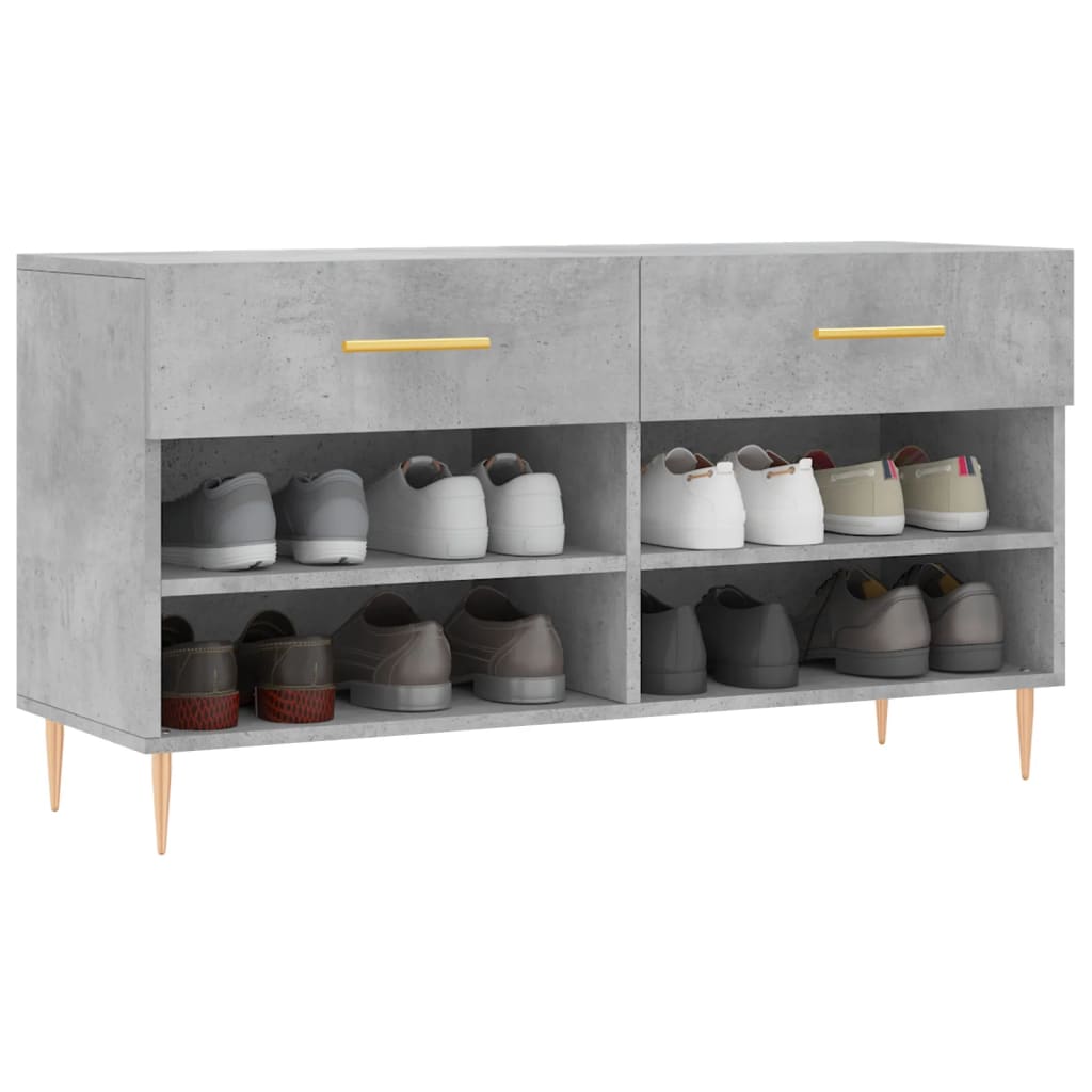 Schuhbank Weiß 102x35x55 cm Holzwerkstoff