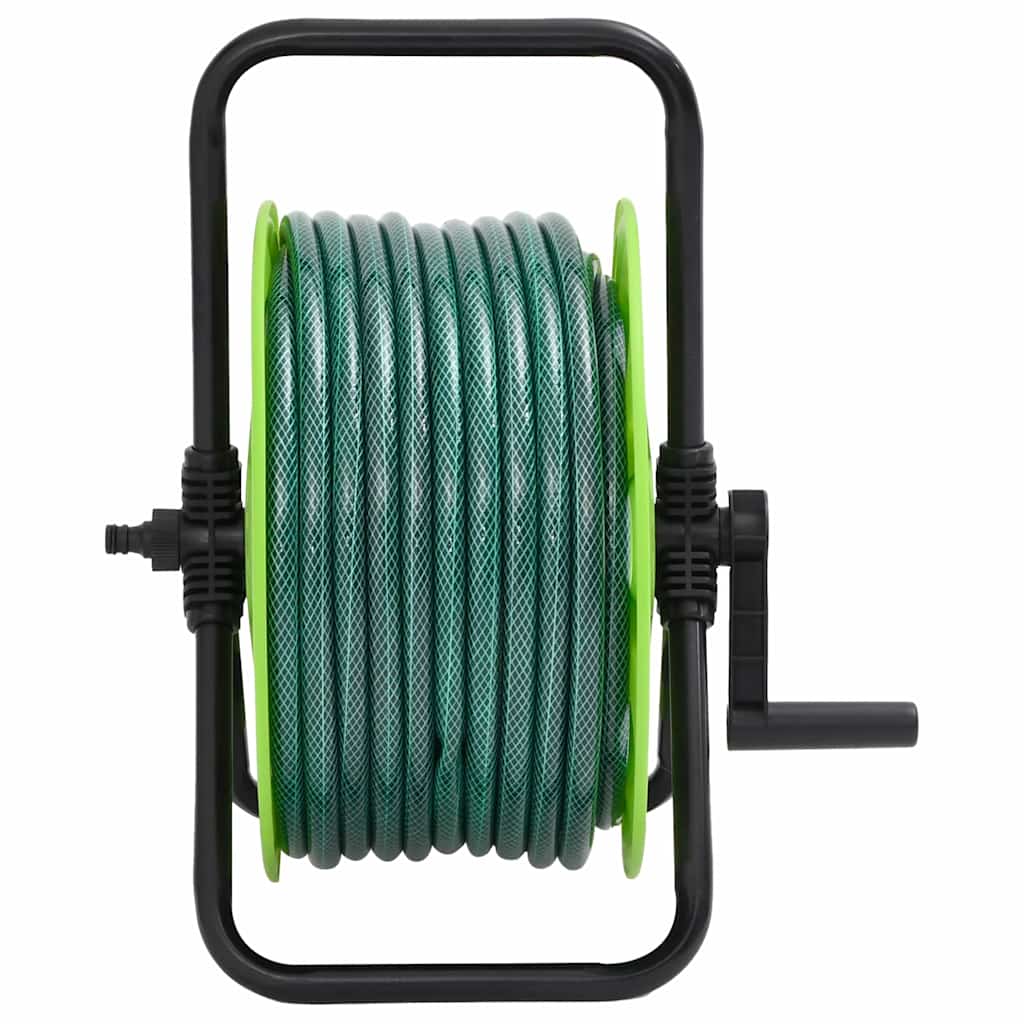 Schlauchtrommel Freistehend Grün mit 20 m Schlauch PVC