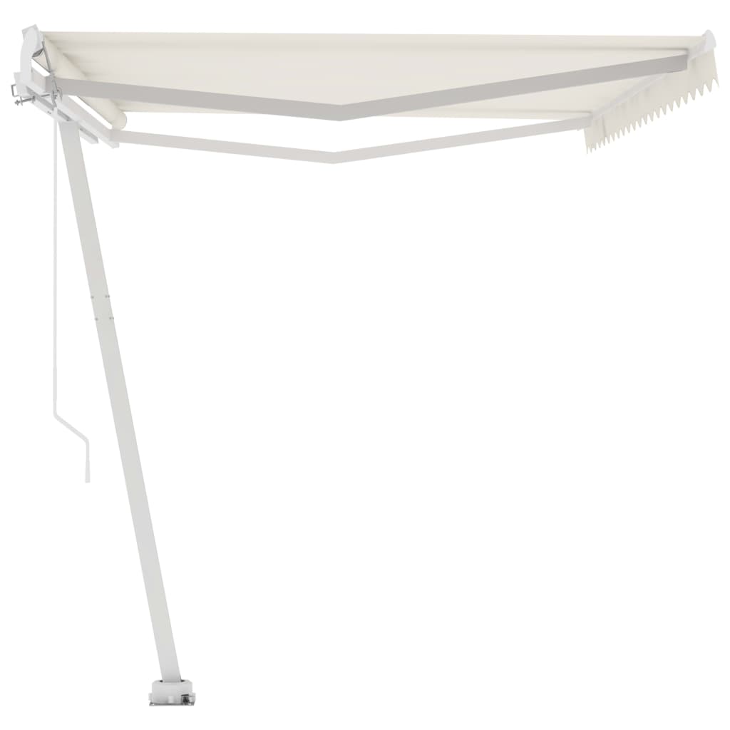 Standmarkise Manuell Einziehbar 300x250 cm Creme