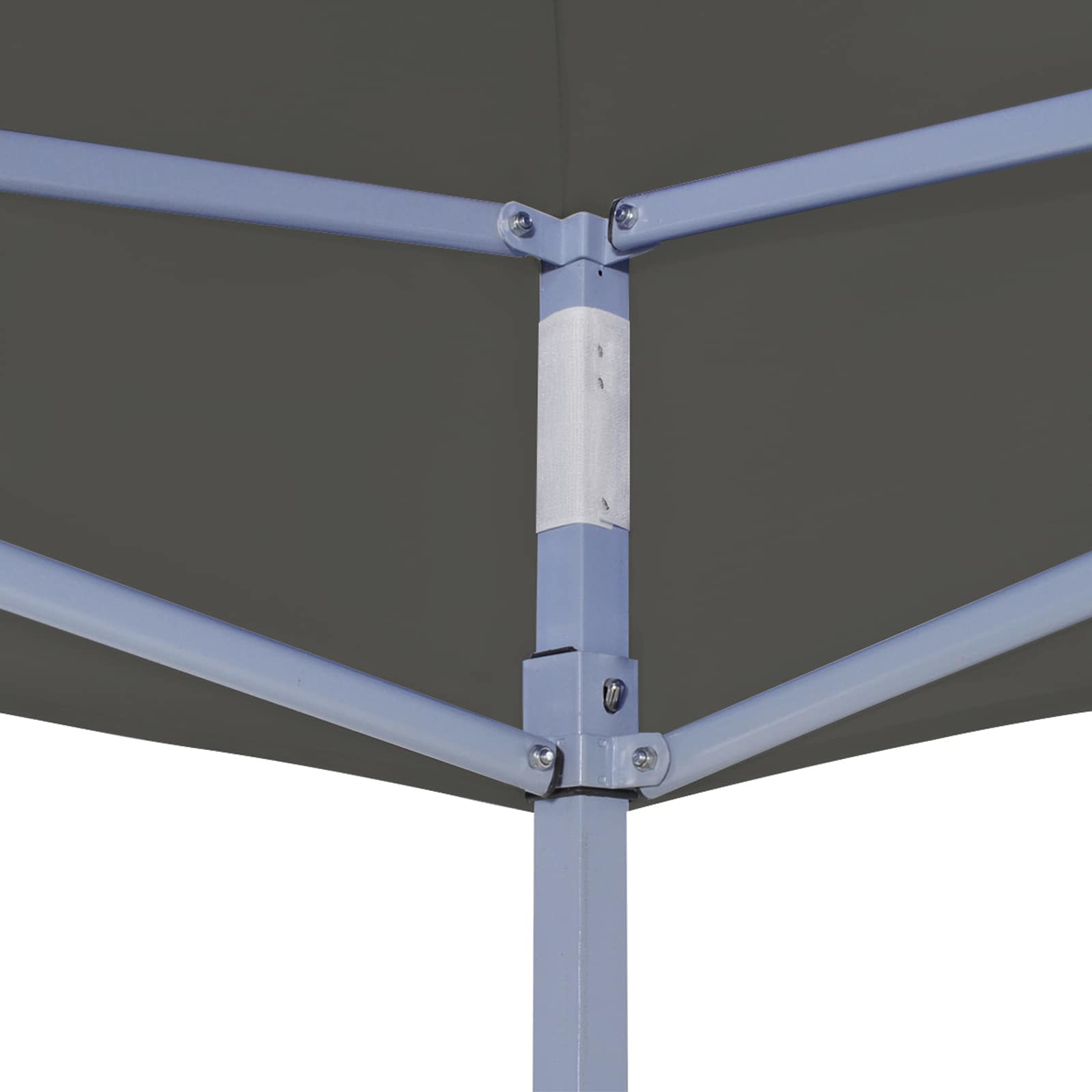Partyzelt Faltbar Pop-Up Schwarz 292x292x315 cm