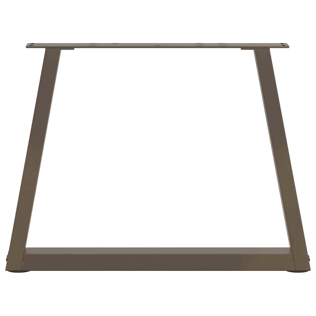 Couchtischbeine V-Form 2 Stück Schwarz 30x(30-31,3) cm Stahl