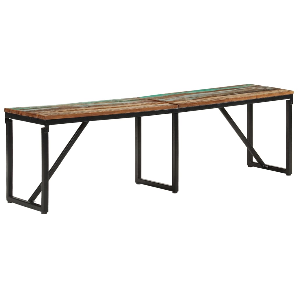 Sitzbank Massivholz 110x35x45 cm