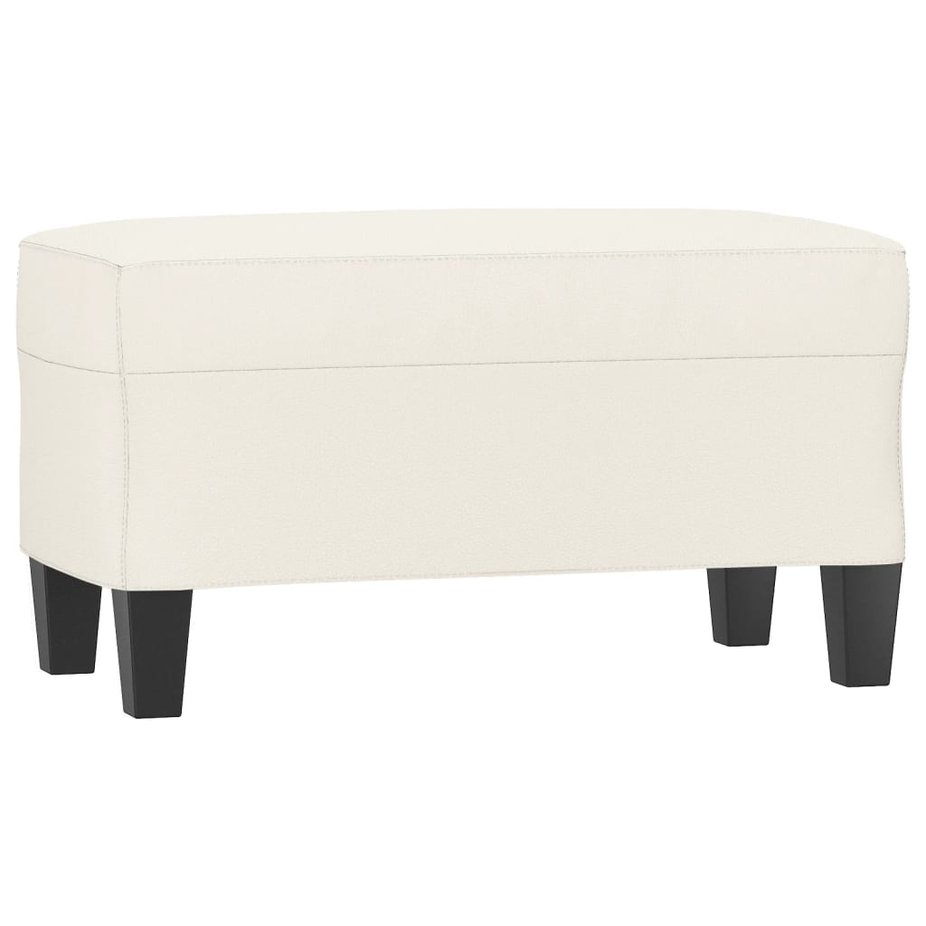 Sitzbank Schwarz 70x35x41 cm Kunstleder