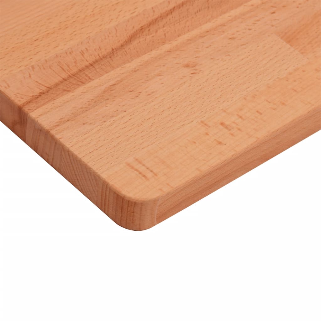 Tischplatte Ø30x1,5 cm Rund Massivholz Buche