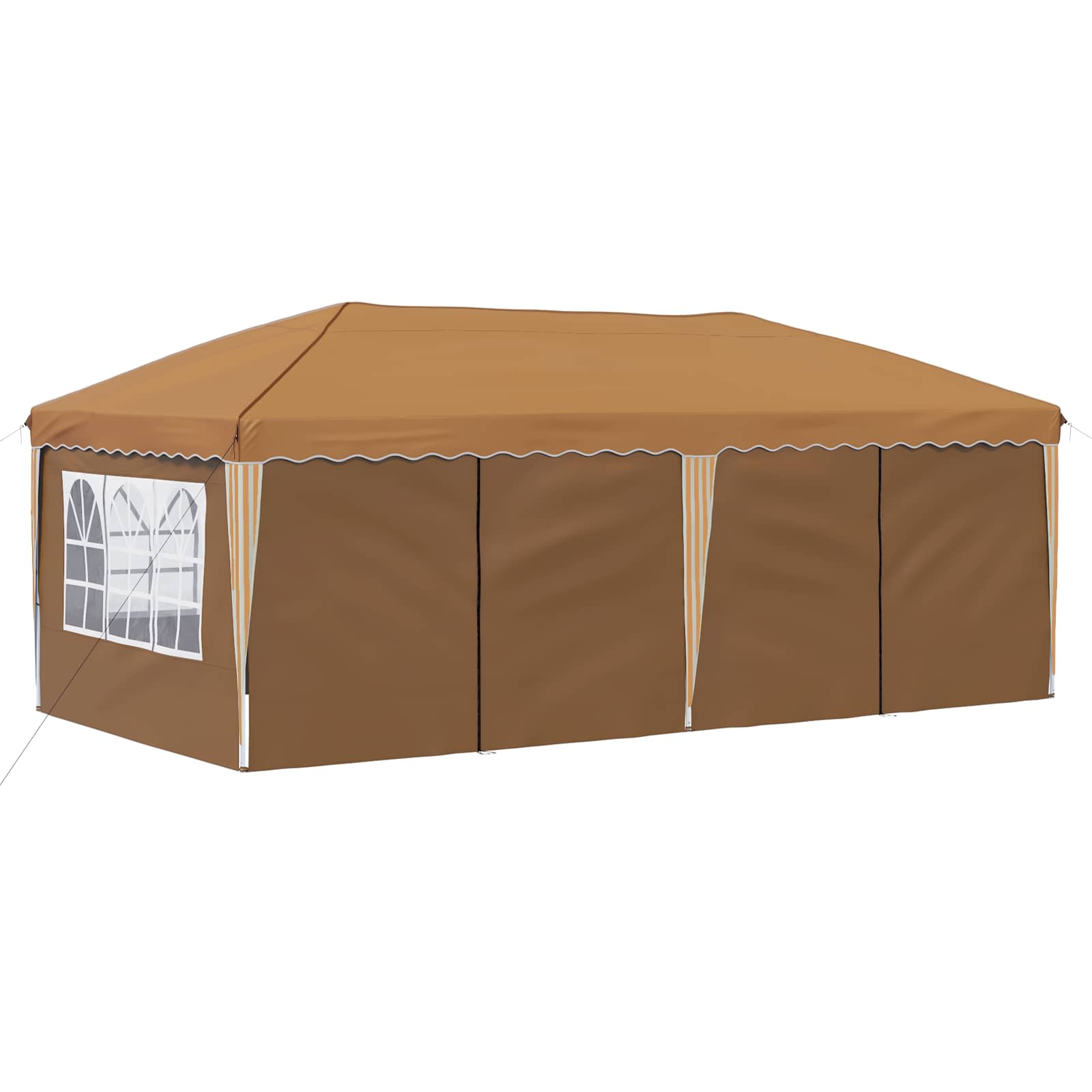 Pop-up Partyzelt 575 x 290 x 245 cm Creme