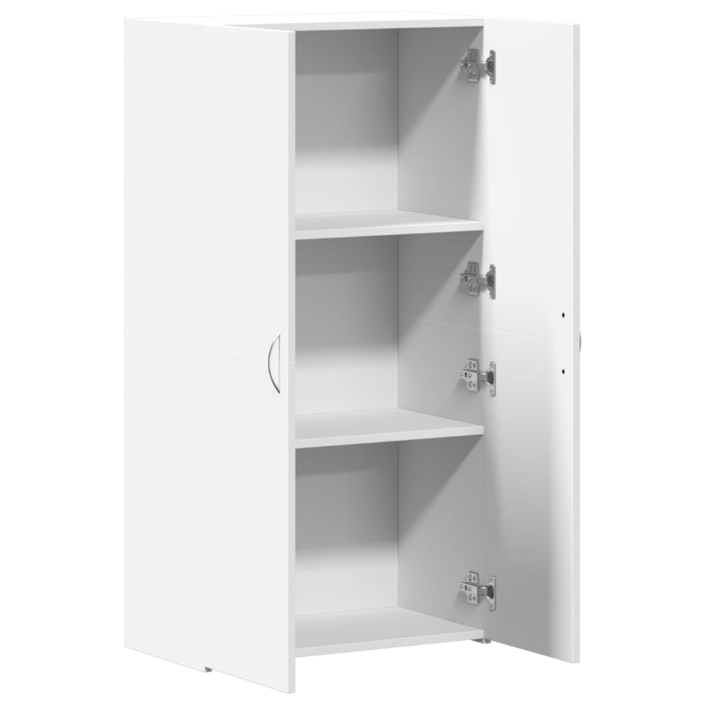 Aktenschrank Weiß 60x32x153 cm Holzwerkstoff