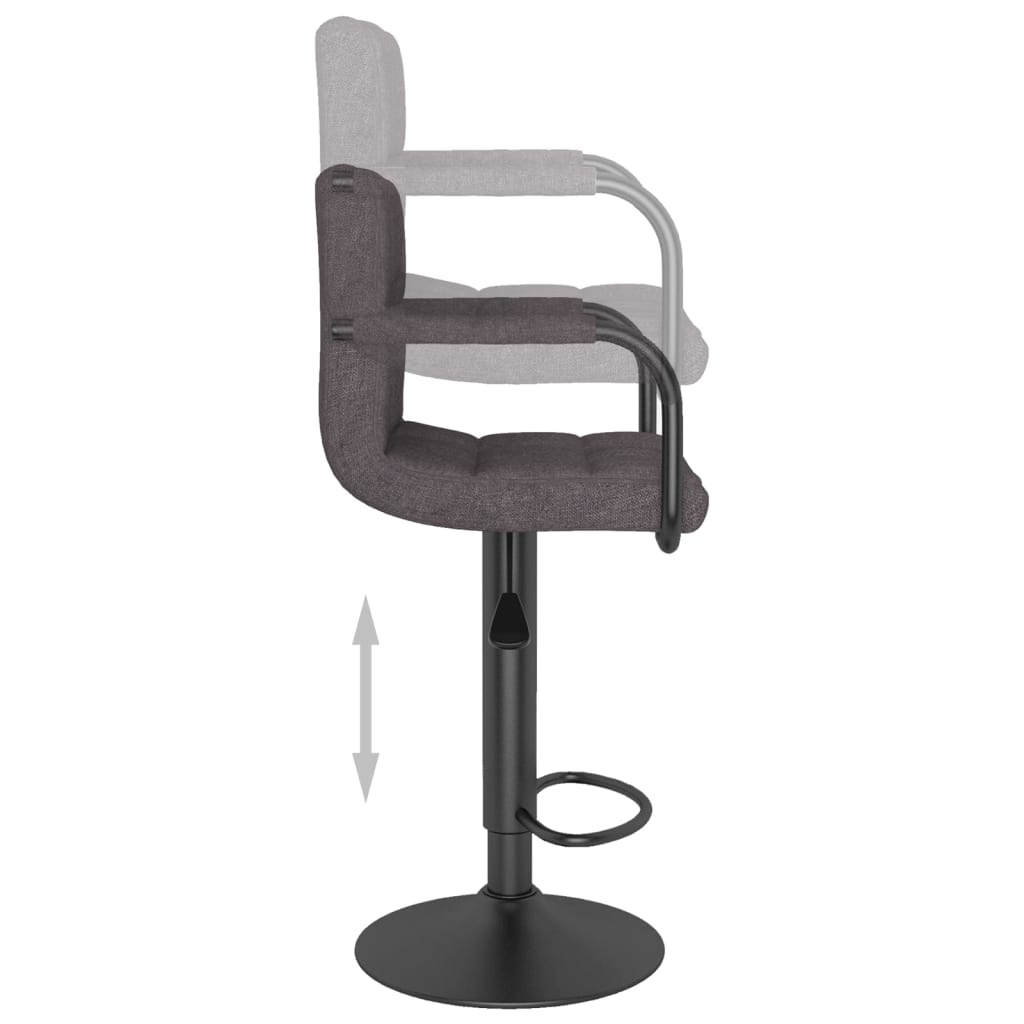 Barhocker Blau Stoff