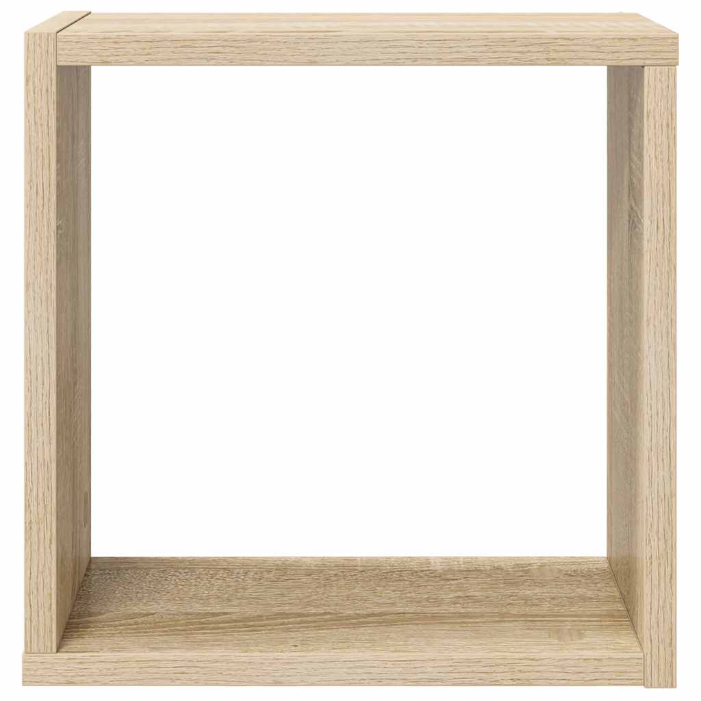 Würfelregale 2 Stk. Weiß 30x15x30 cm