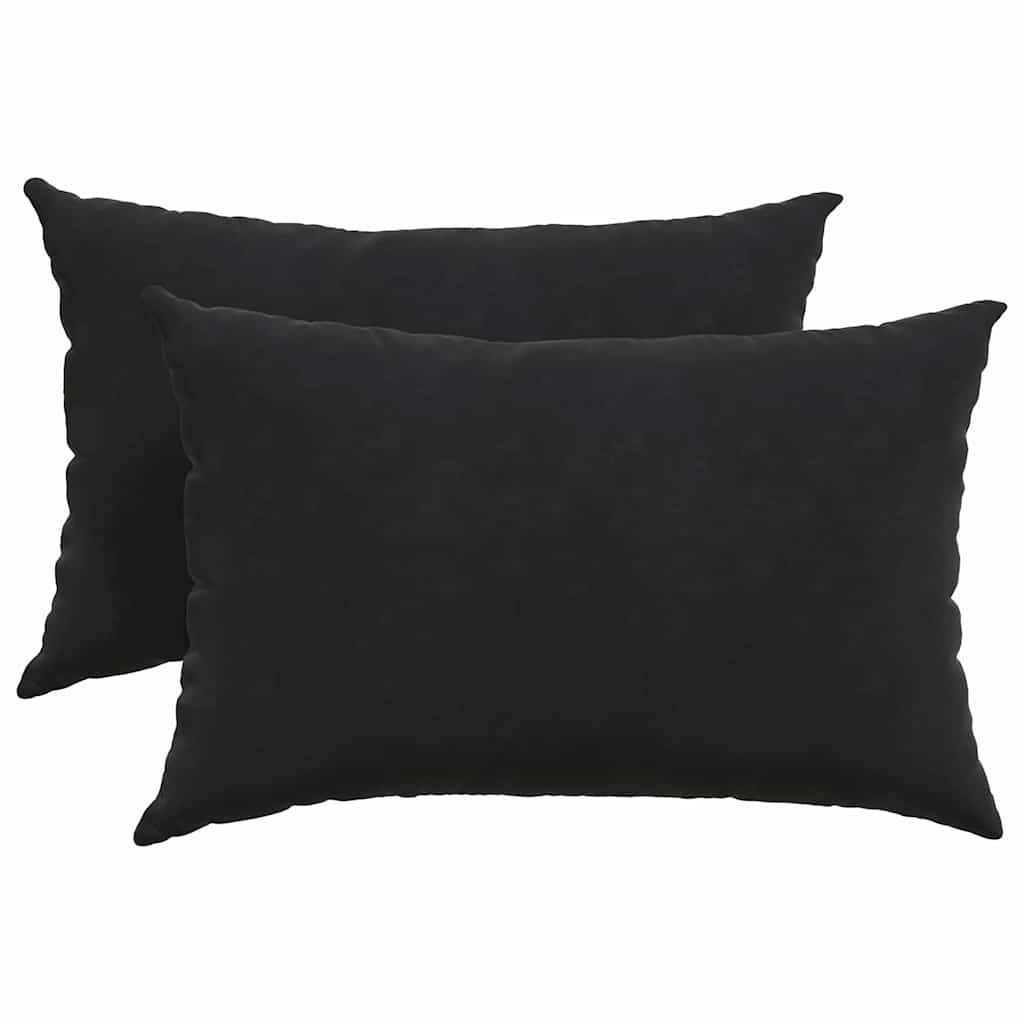 Sofakissen 2 Stück Blau 50 x 30 cm Cordstoff