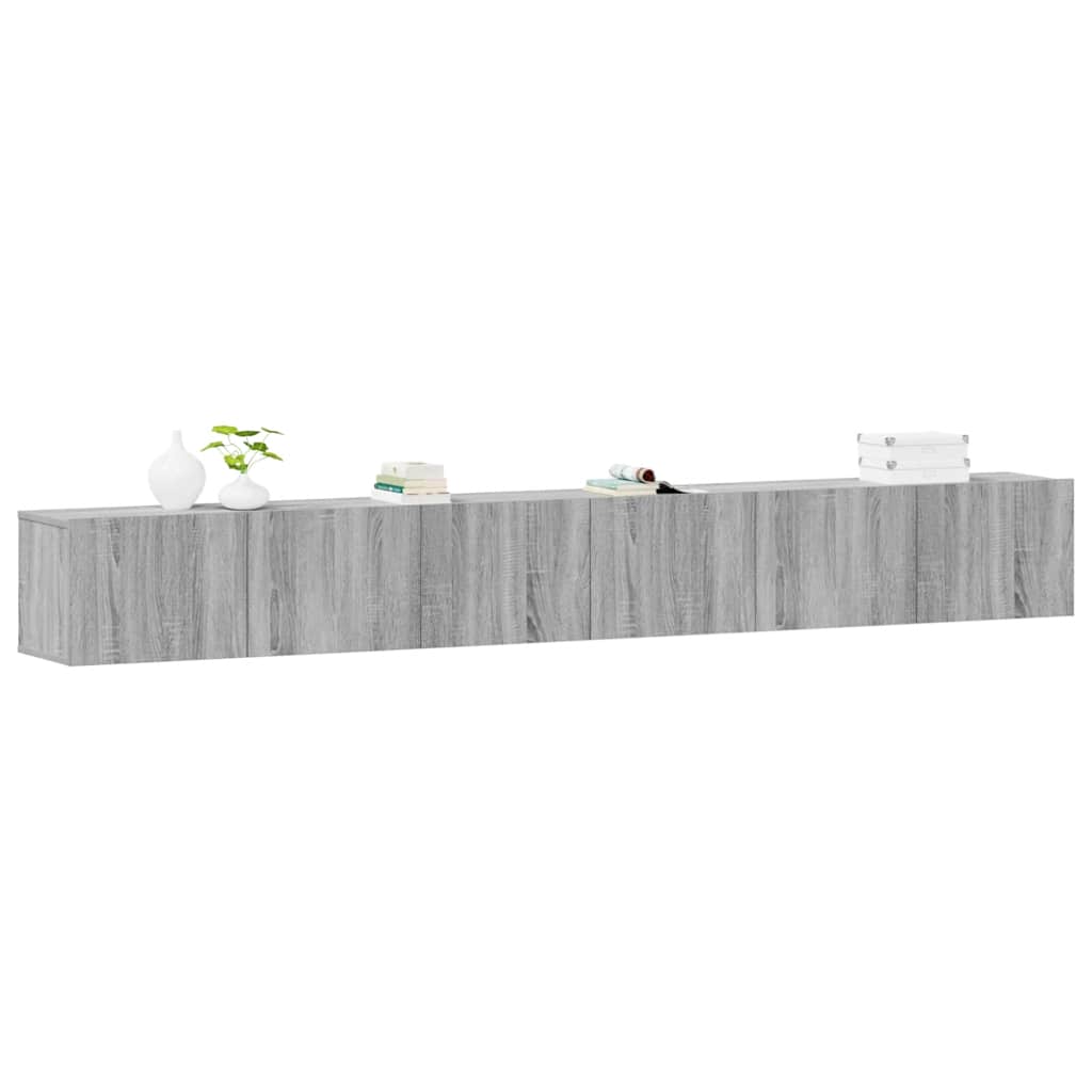 3-tlg. TV-Schrank-Set Weiß Holzwerkstoff