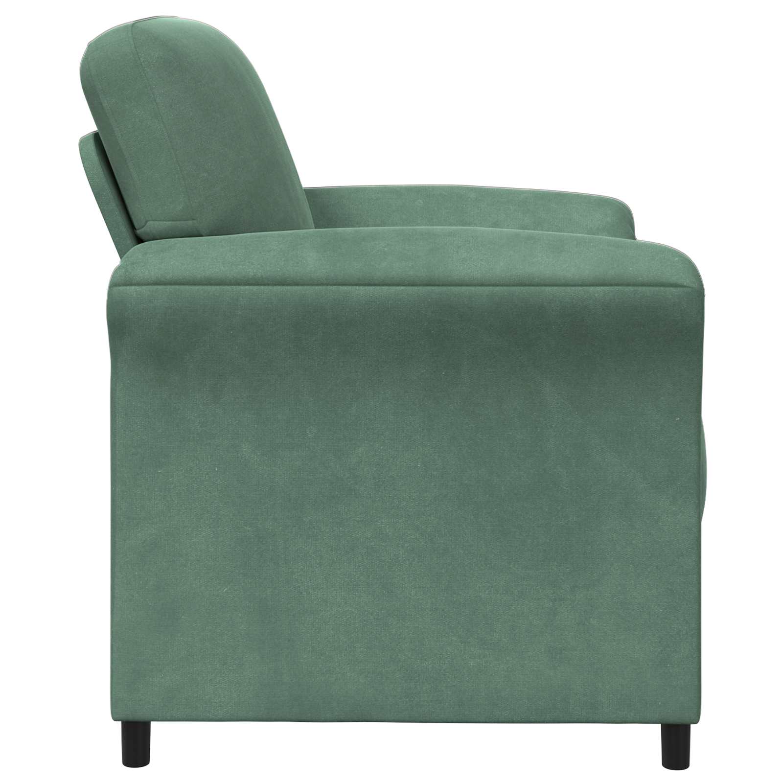 1-Sitzer Sofa Hellgrau 88 x 83 x 95 cm Samt
