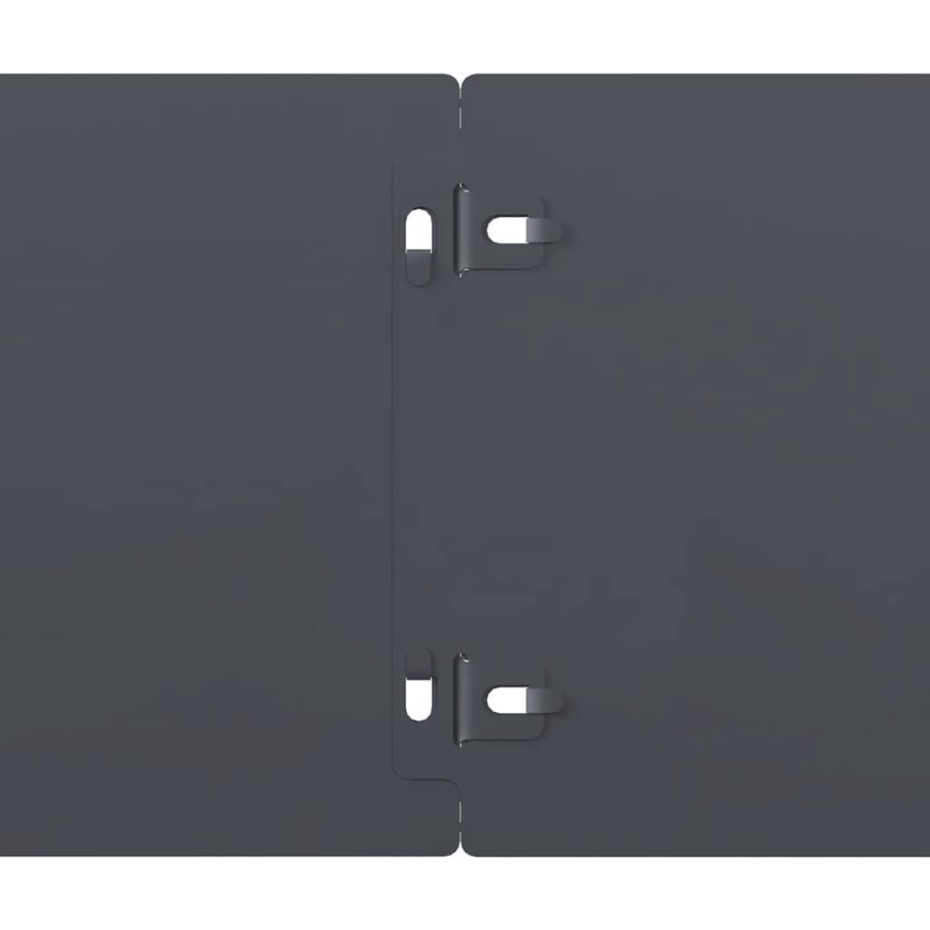 Raseneinfassung 10 pcs 10 x 103 cm Wetterfeststahl Rostig