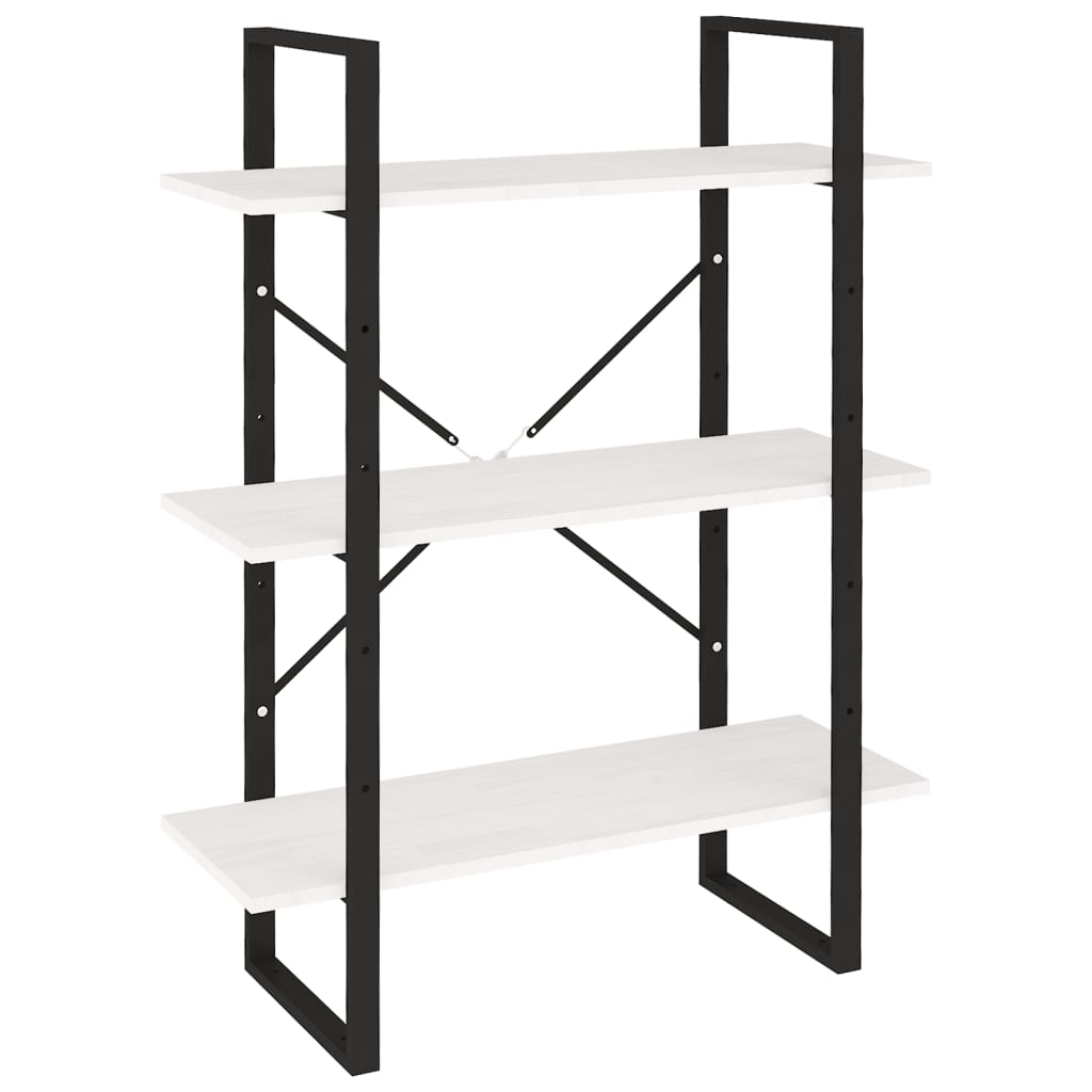 Bücherregal Weiß 80x30x105 cm Holzwerkstoff