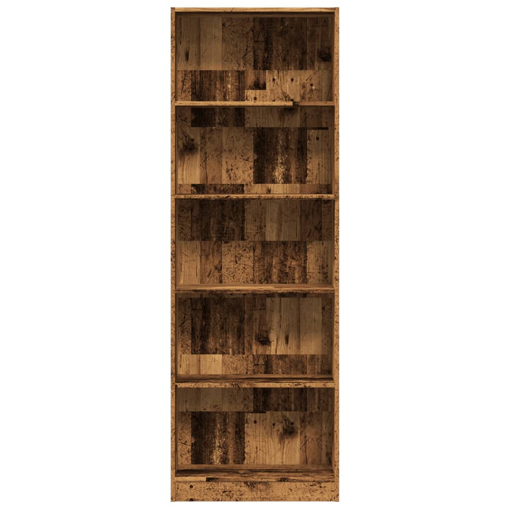 Bücherregal Weiß 40x24x75 cm Holzwerkstoff