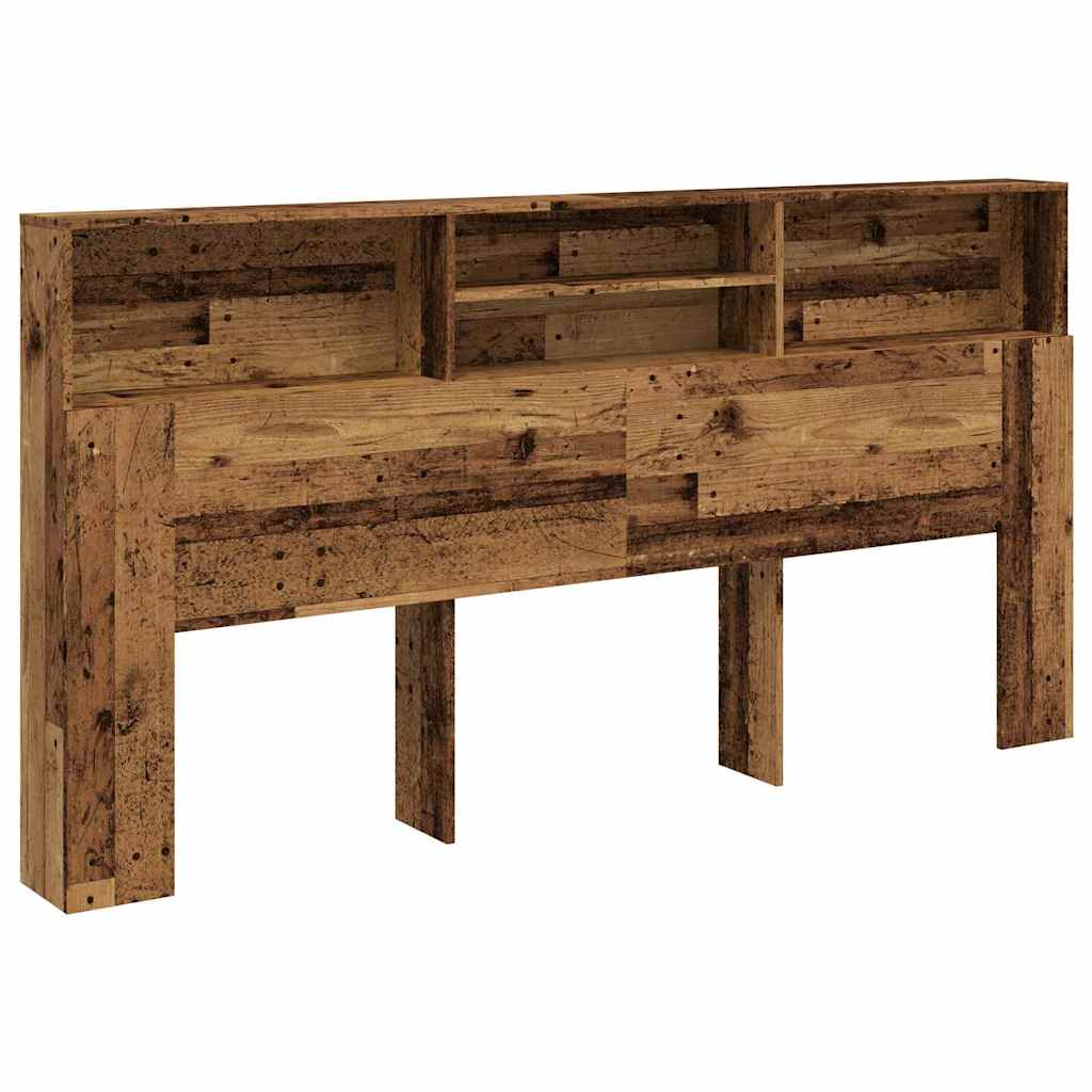 Bett-Kopfteil mit Ablagen Weiß 100x19x103,5 cm