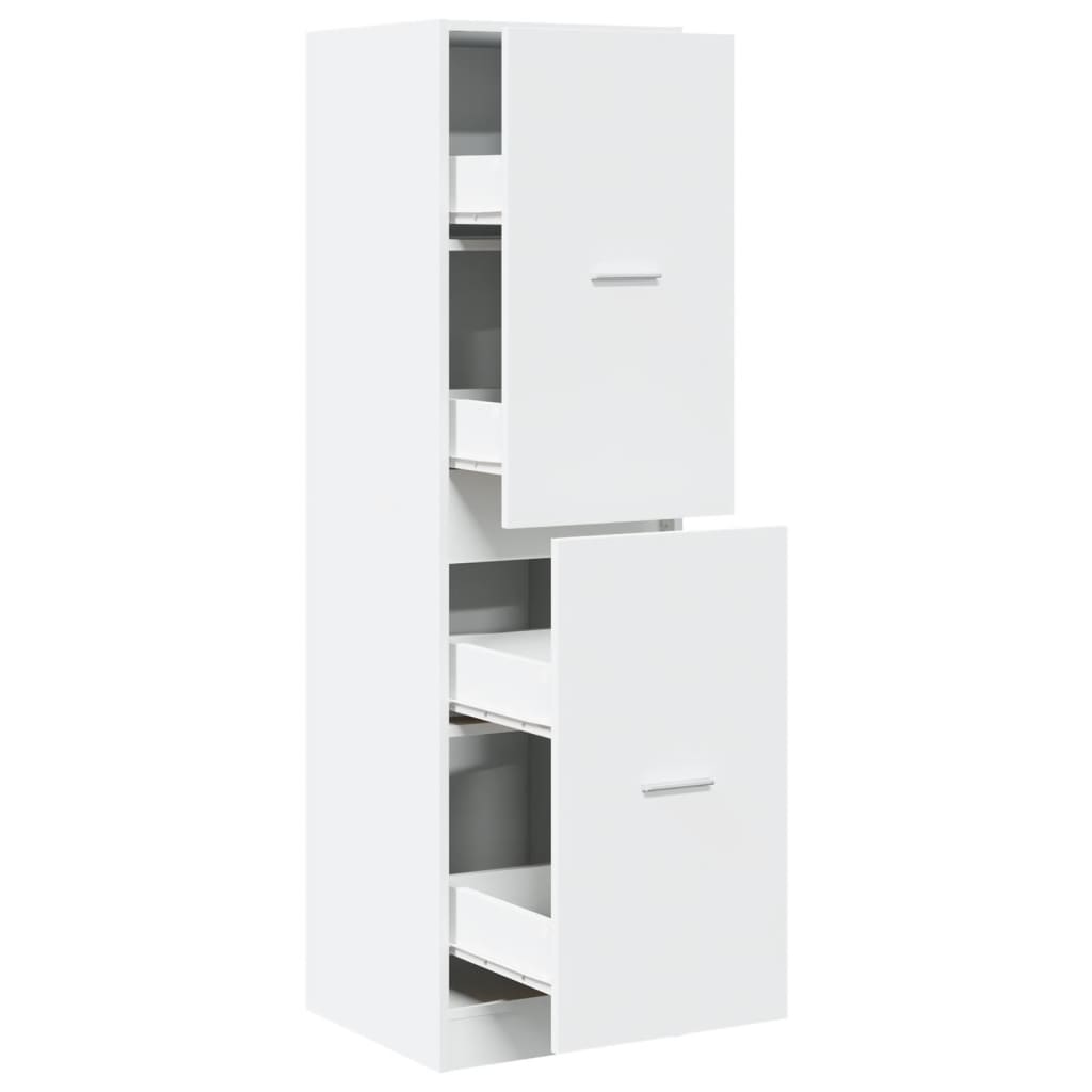 Apothekerschrank Weiß 30 x 41 x 174,5 cm Holzwerkstoff