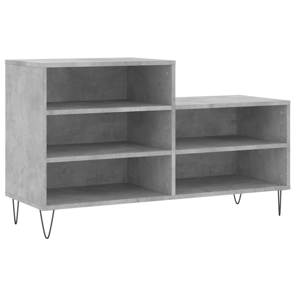 Schuhregal Weiß 102x36x60 cm Holzwerkstoff