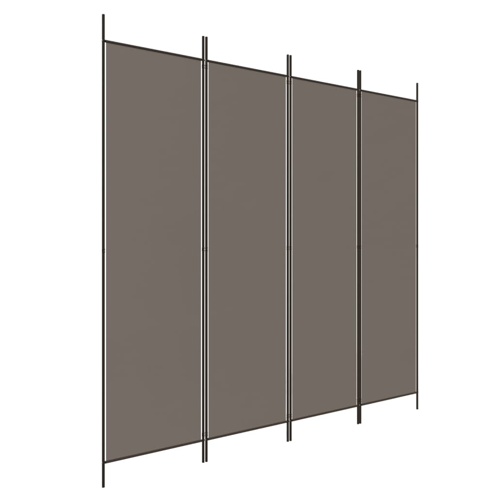 3-teiliger Raumteiler Beige 150 x 220 cm Stoff