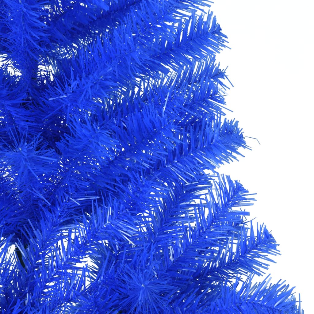 Künstlicher Halb-Weihnachtsbaum mit Ständer Grün 150 cm PVC