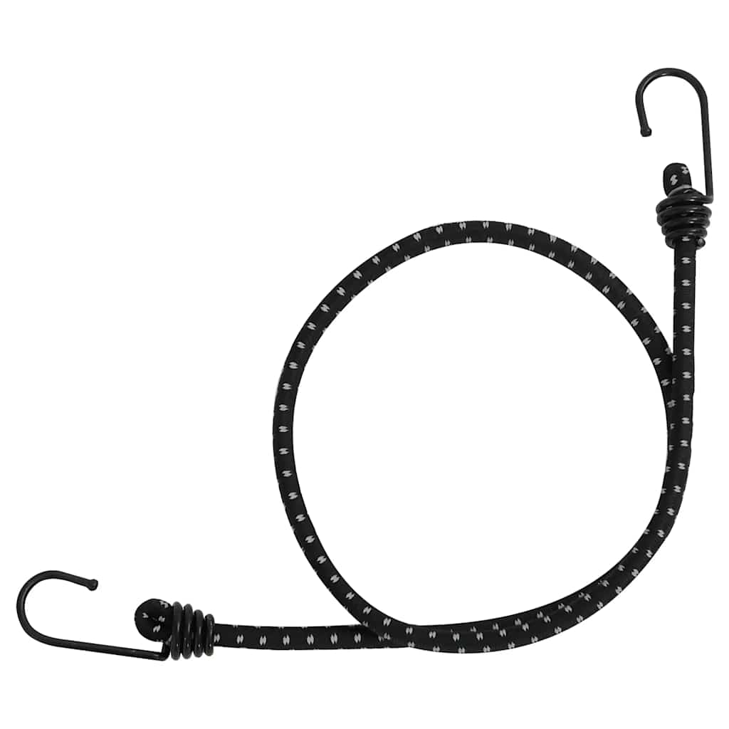 Gummiseile Reflektierend mit Haken 25 Stk. 38 cm