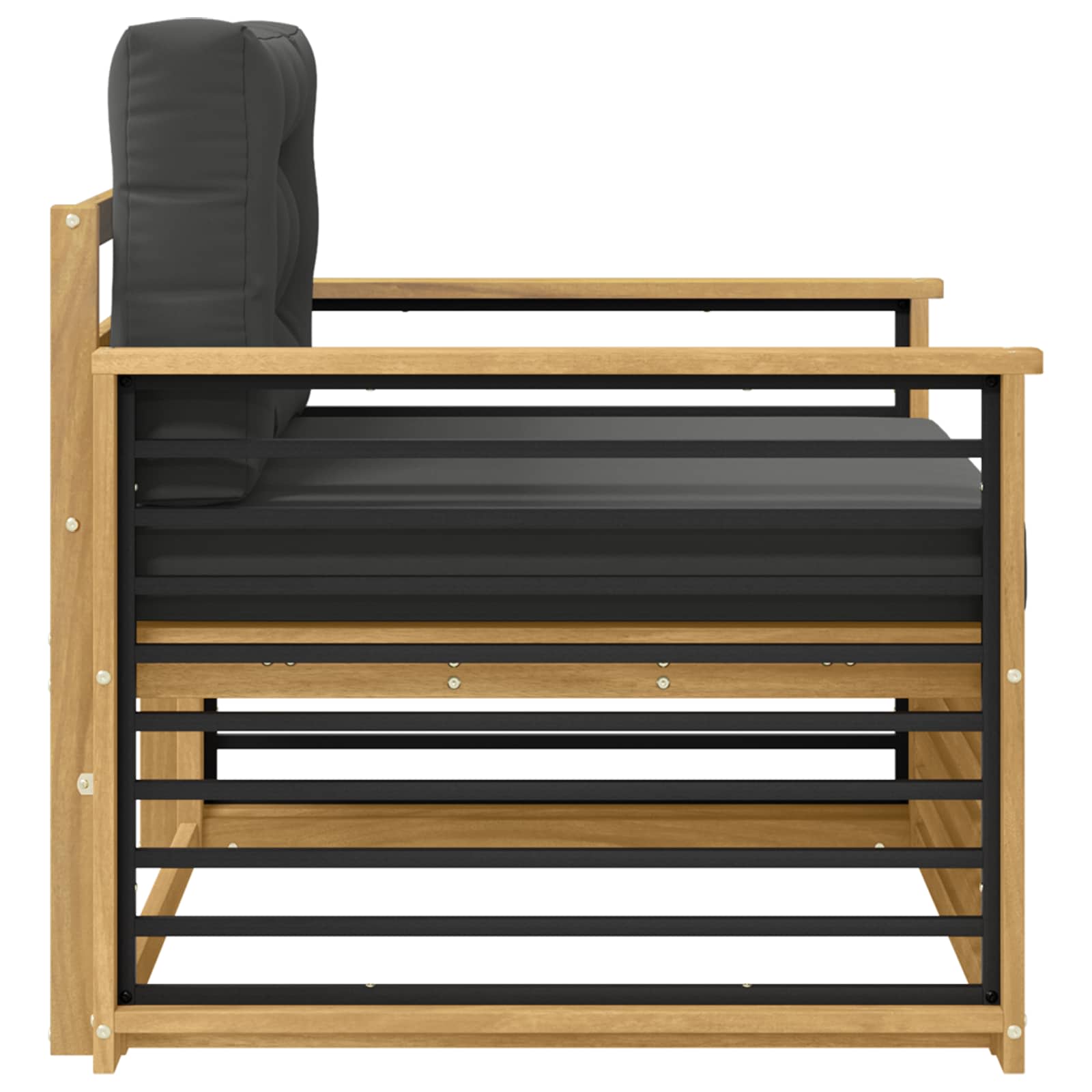 2 Stück Outdoor-Sofa Natur