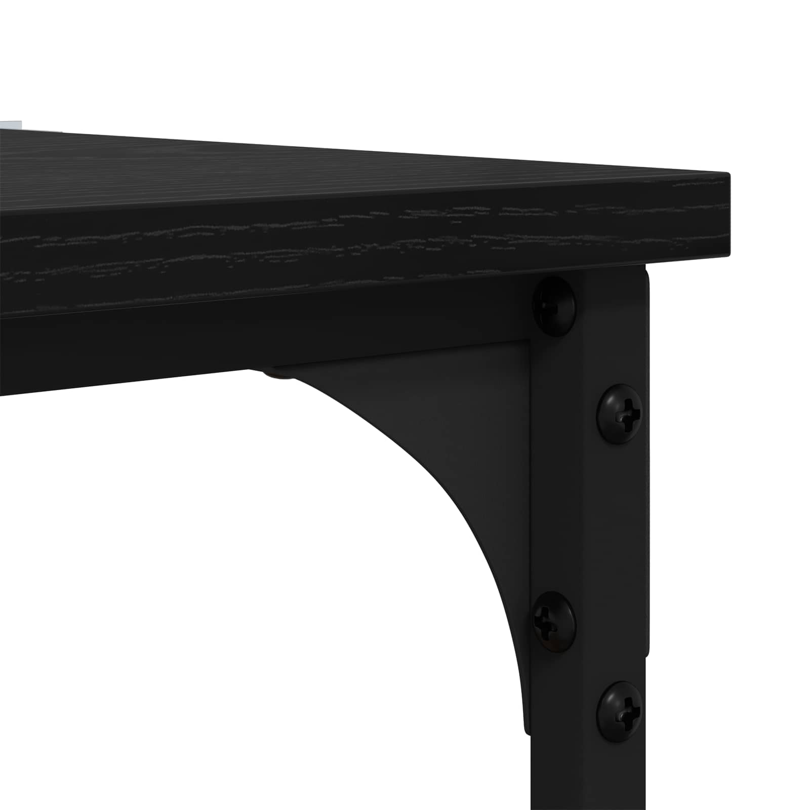 Beistelltisch Schwarz 40x30x75 cm Holzwerkstoff