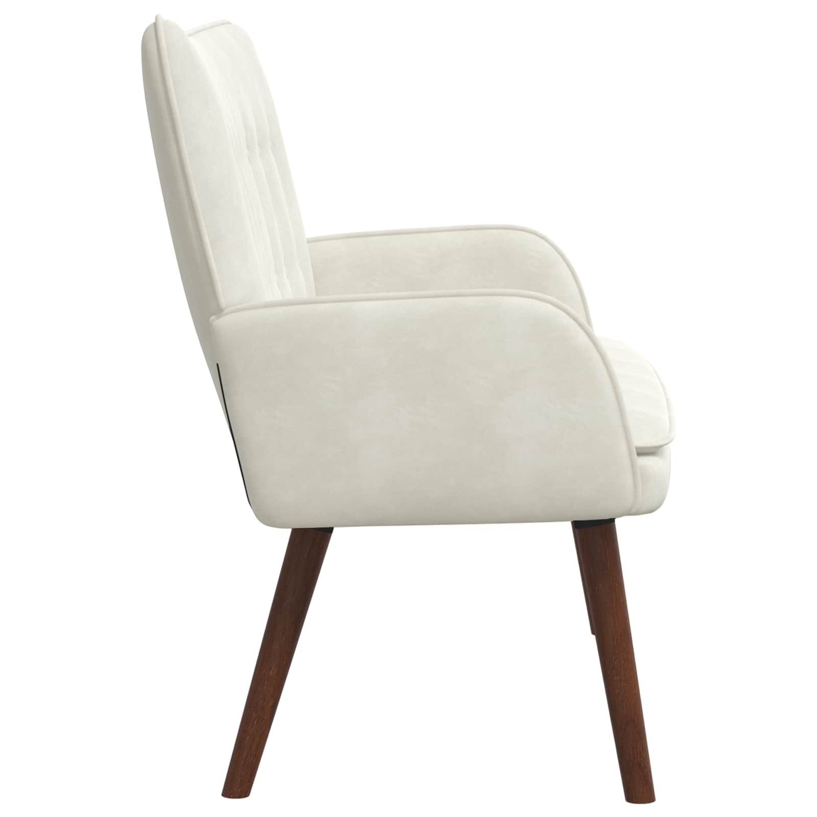 2-Sitzer Sofa Hellgrau 115 x 61 x 87 cm Samt (V)